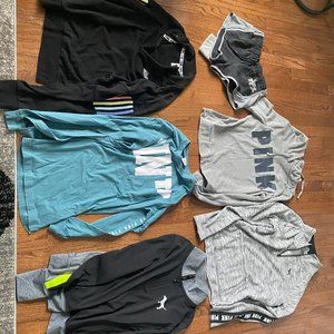 5 PINK Sweatshirts 1 PINK shorts